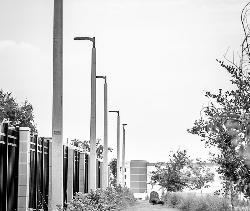 concrete light poles